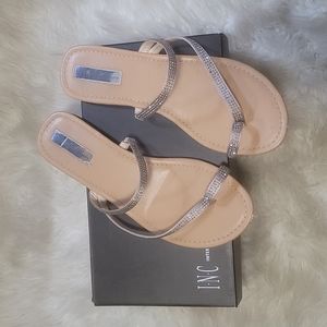 INC  Rhinestone Sandals